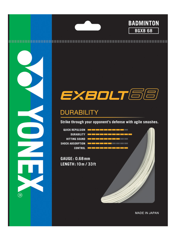 Yonex BG-Exbolt 68 CH/SP (10+2 FOC DEAL)