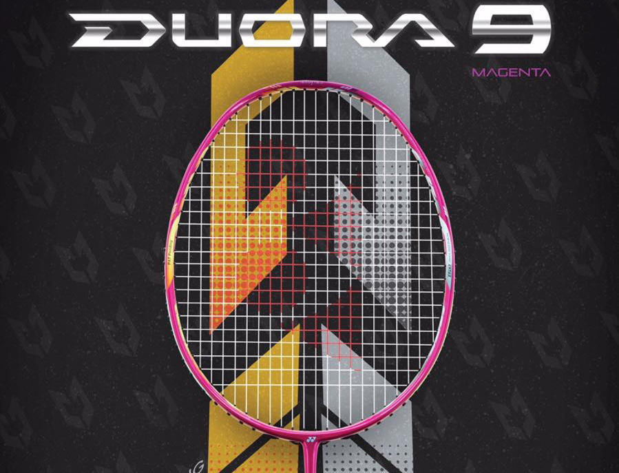 Yonex Duora 9 Badminton Racket In Magenta Racquet 4UG5 RRP $249.99 